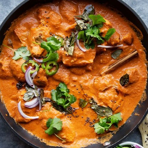 Rich Indian curry served at Swadish Indian Restaurant in Brighouse